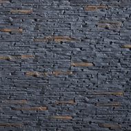 PLAYA NOIR Plaquette de Parement en Plâtre Intérieur